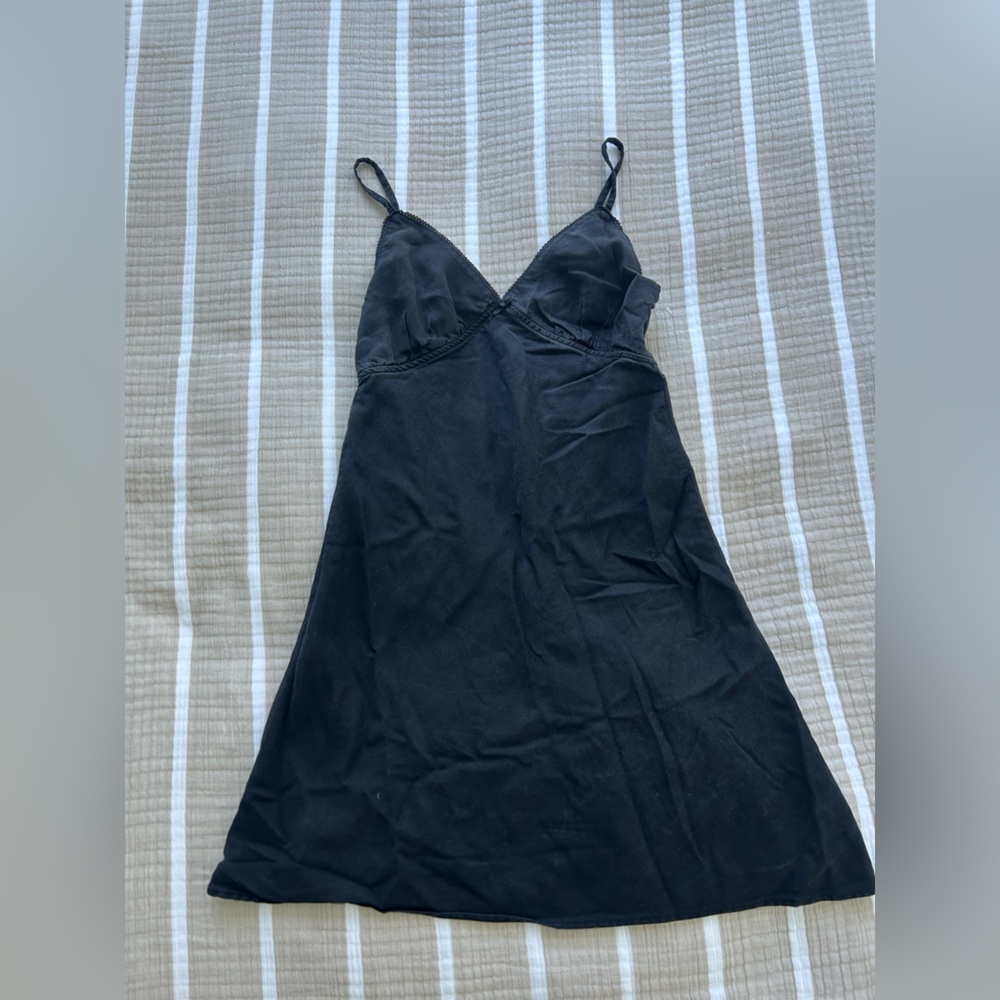 Zara Black Midi Dress; size XS